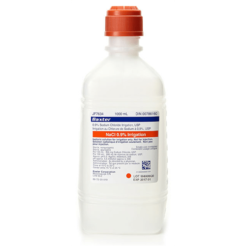 1000ml Bottle 0 9 Sodium Chloride Irrigation Usp The Surgical Room