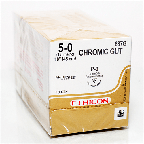 Chromic clearance gut suture