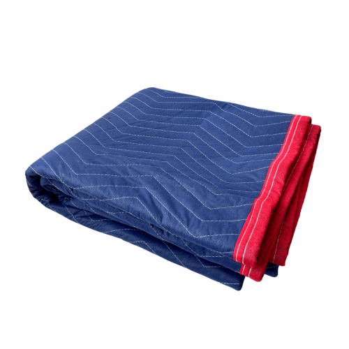Furniture Blanket, 72 x 80&quot;, 4.5 lbs, blue/red, Light