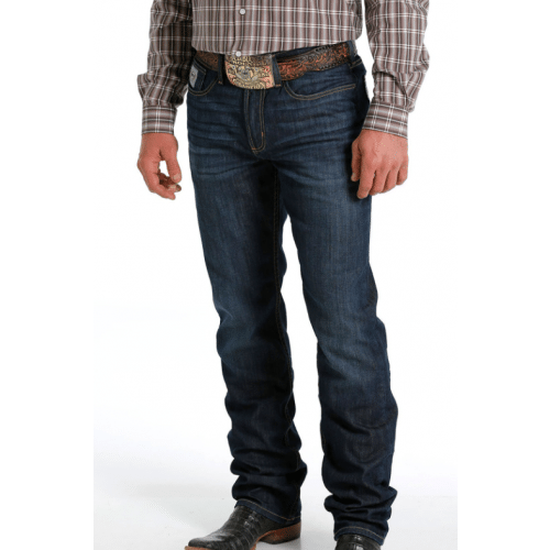 Cinch Men's Silver Label Slim Fit Flex Dark Indigo Jean | The ...