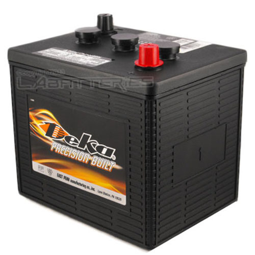 Deka 901MF Heavy-Duty Commercial 6Volt Battery (Group 1) Made in USA