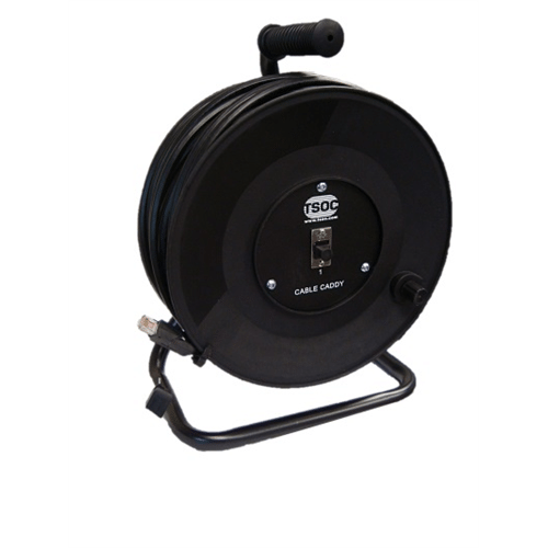TSOC CABLE CADDY REEL LOADED WITH 250FT OF OUTDOOR CAT6 WIRE - 1 X