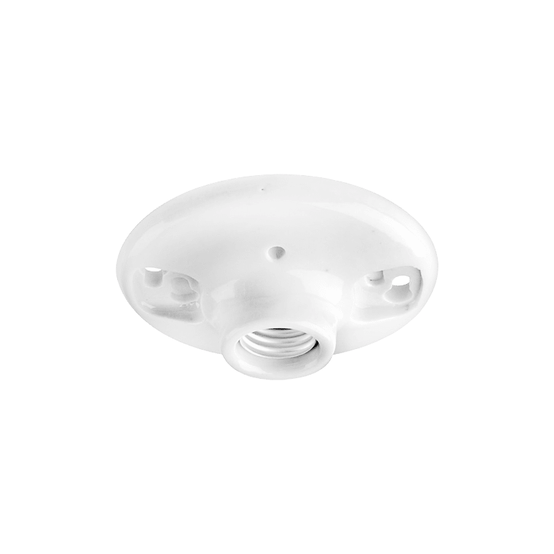 Leviton Porcelain Lampholder Keyless White 49875 2