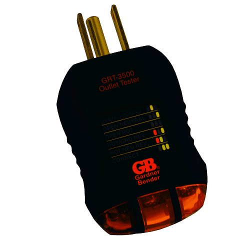 Gardner Bender Standard Receptacle Outlet Tester GRT 3500