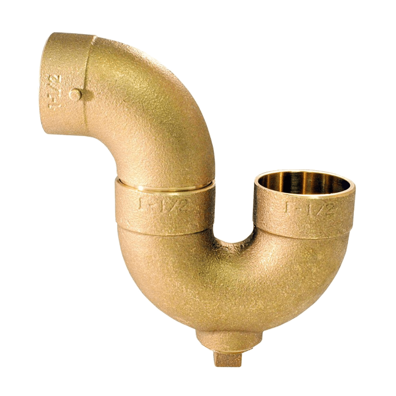 Lyncar® 1-1/2 Cast Brass P-Trap with Cleanout - #34300