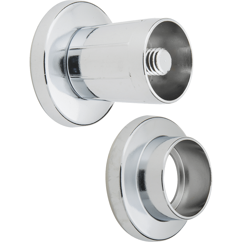 Master Plumber® Adjustable Shower Rod Holder Set - Chrome Plated Zinc -  #508