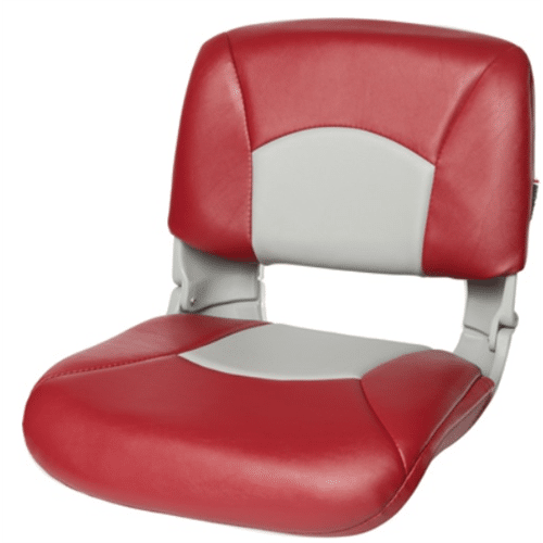 Tempress 45611 All-Weather High-Back Boat Seat - Red/Gray, 18.25 x 20