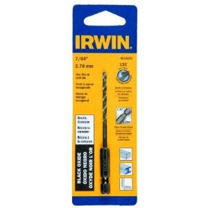 7/64" BLACK OXIDE HEX SHANK BIT