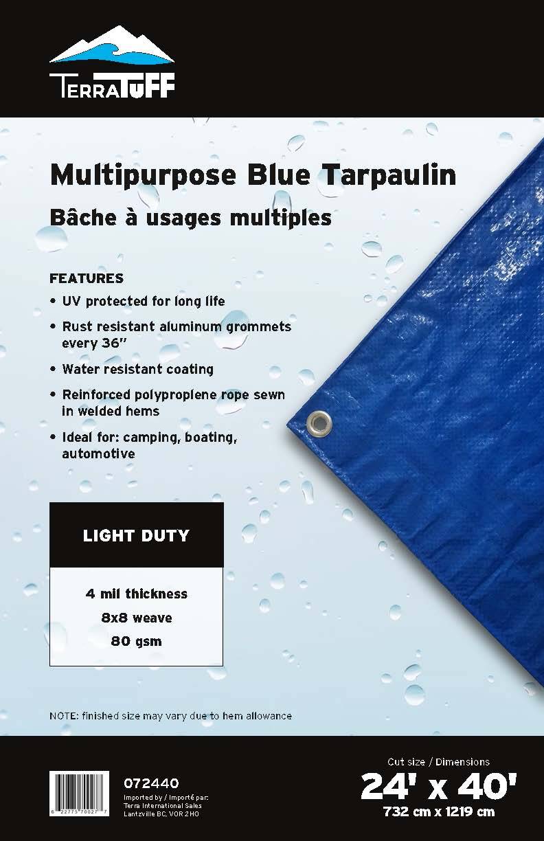 BLUE TARP 20' X 40'
