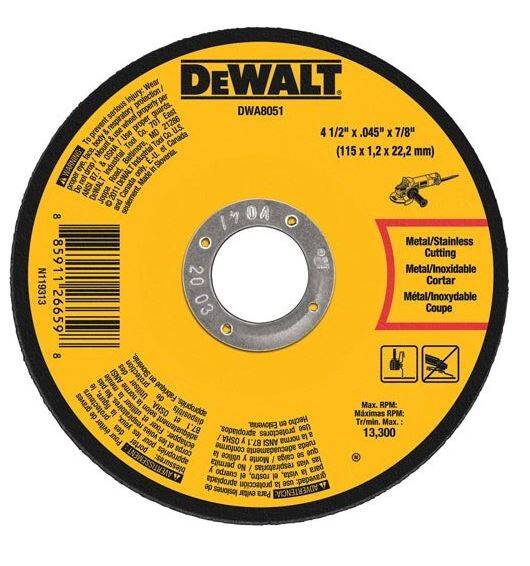 DEWALT 4.5" THIN METAL DISC