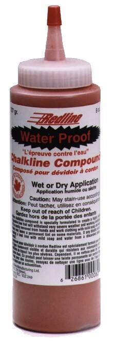 RED CHALK WATER RESIS 8 OZ