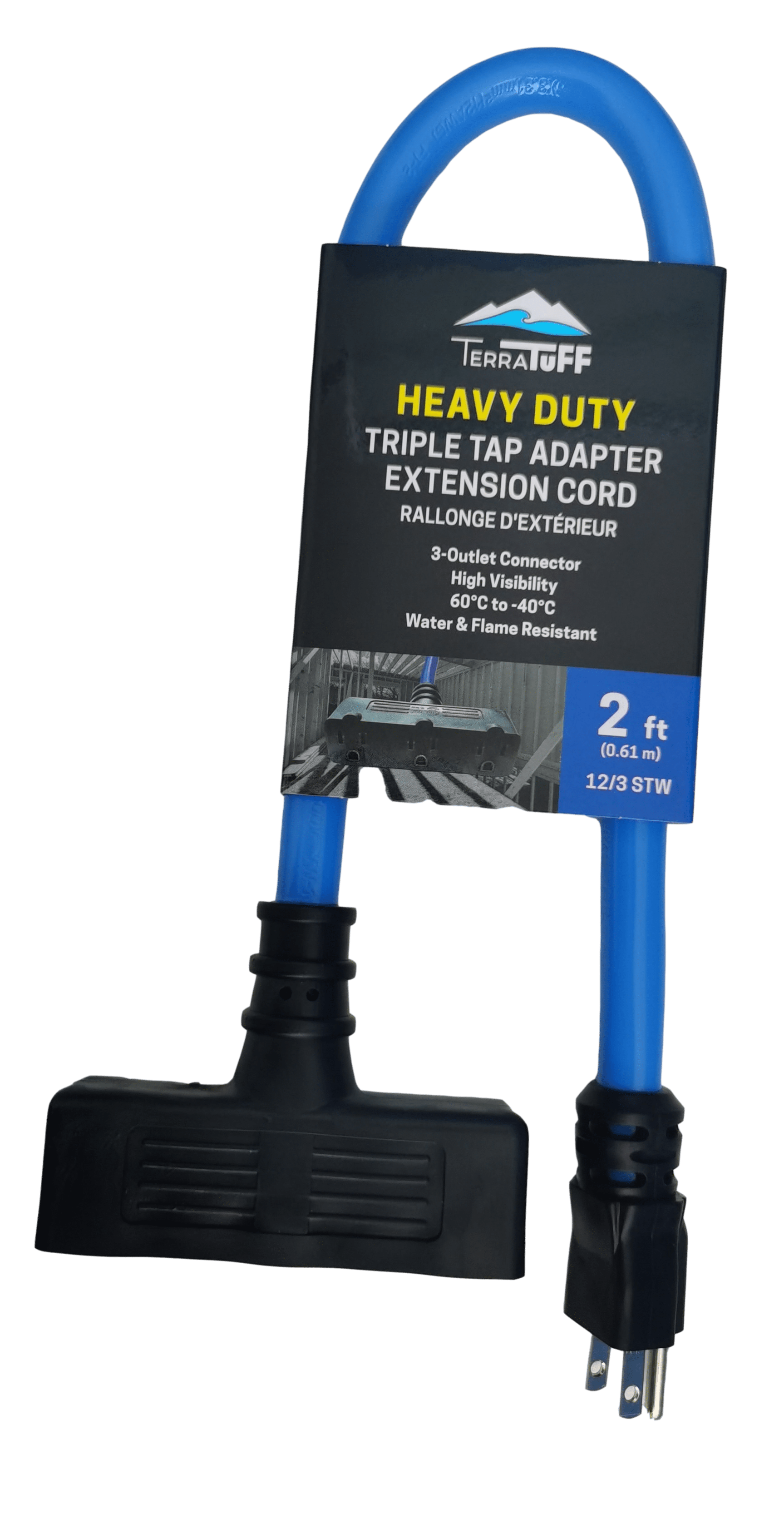 TERRATUFF HD 3-OUTLET 12/3 CORD