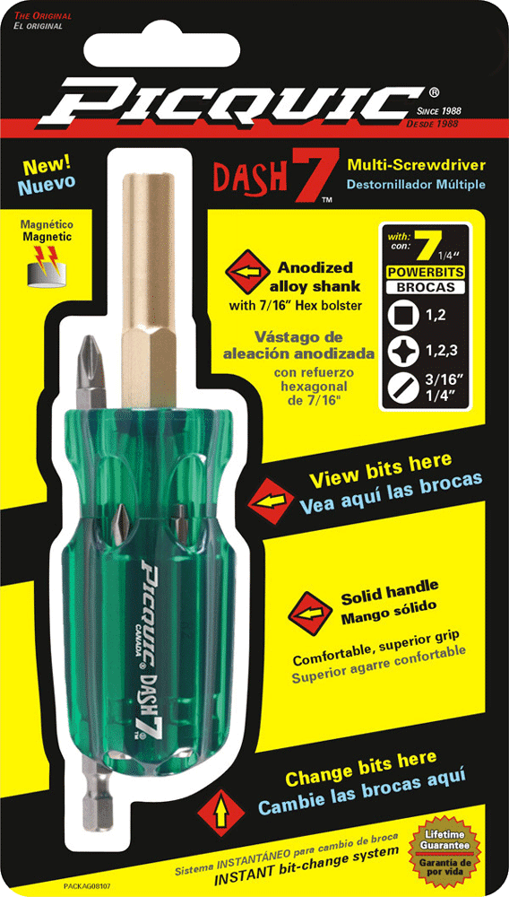 PICQUIC DASH7 SCREWDRIVER