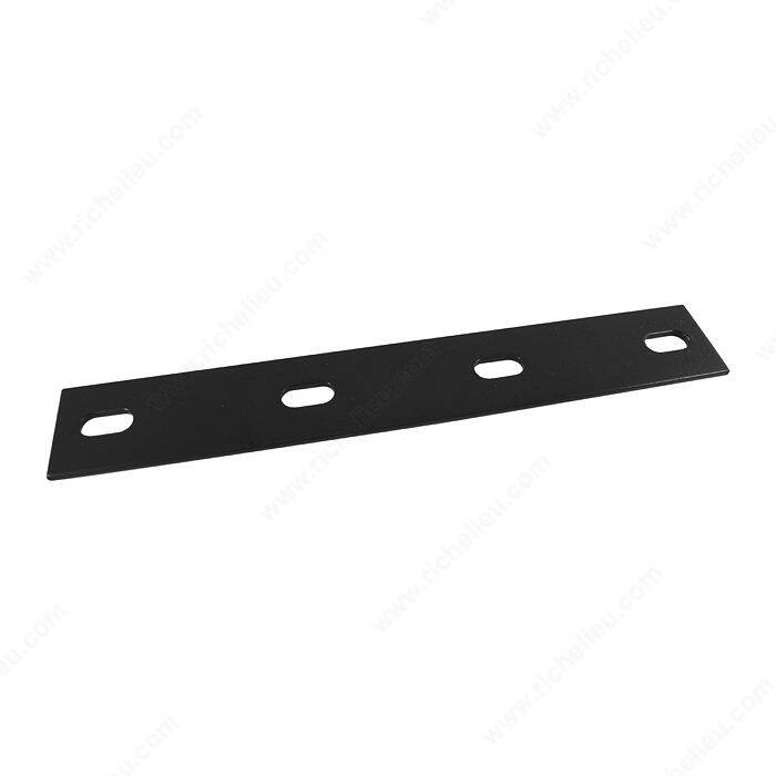 MENDING PLATE 10 X 1 1/2" FLT BLK