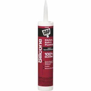 DAP 100% SILICONE KIT/BTH WHITE 290ML