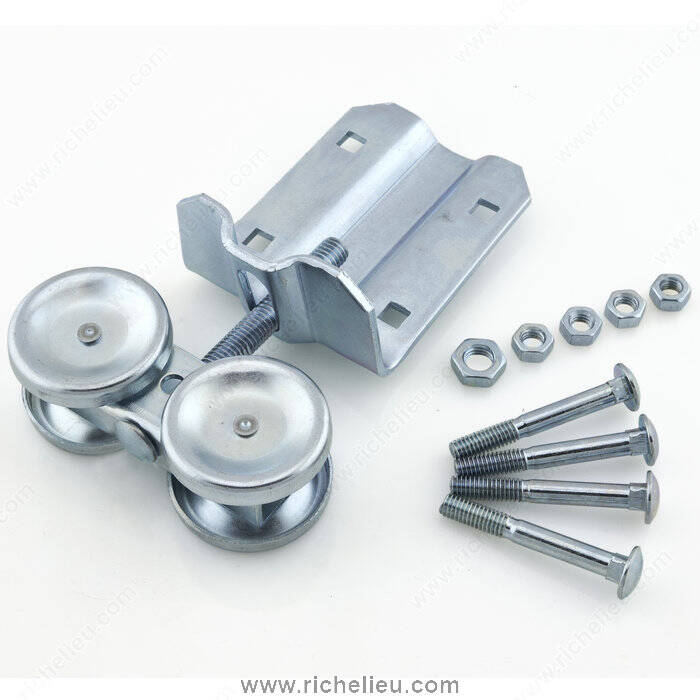 BARN DOOR DBL RAIL W/BUSHING