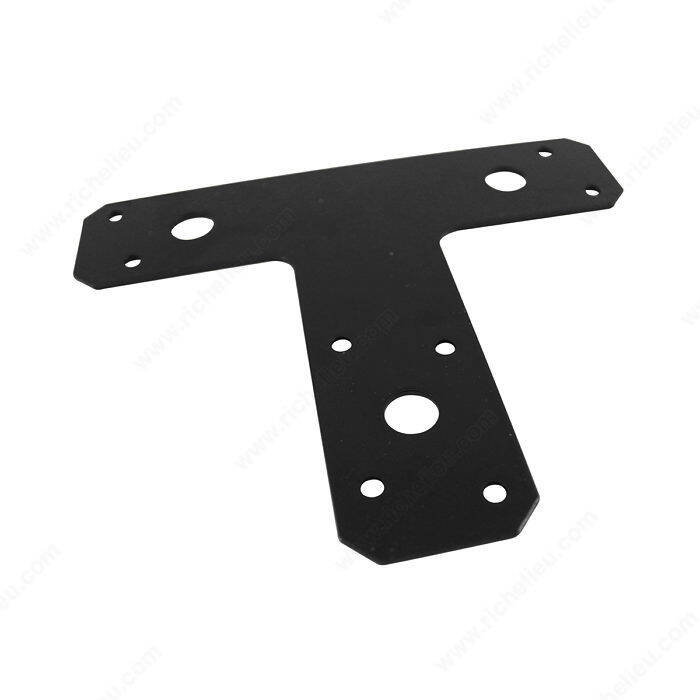 T-PLATE 1 1/2" FLT BLK