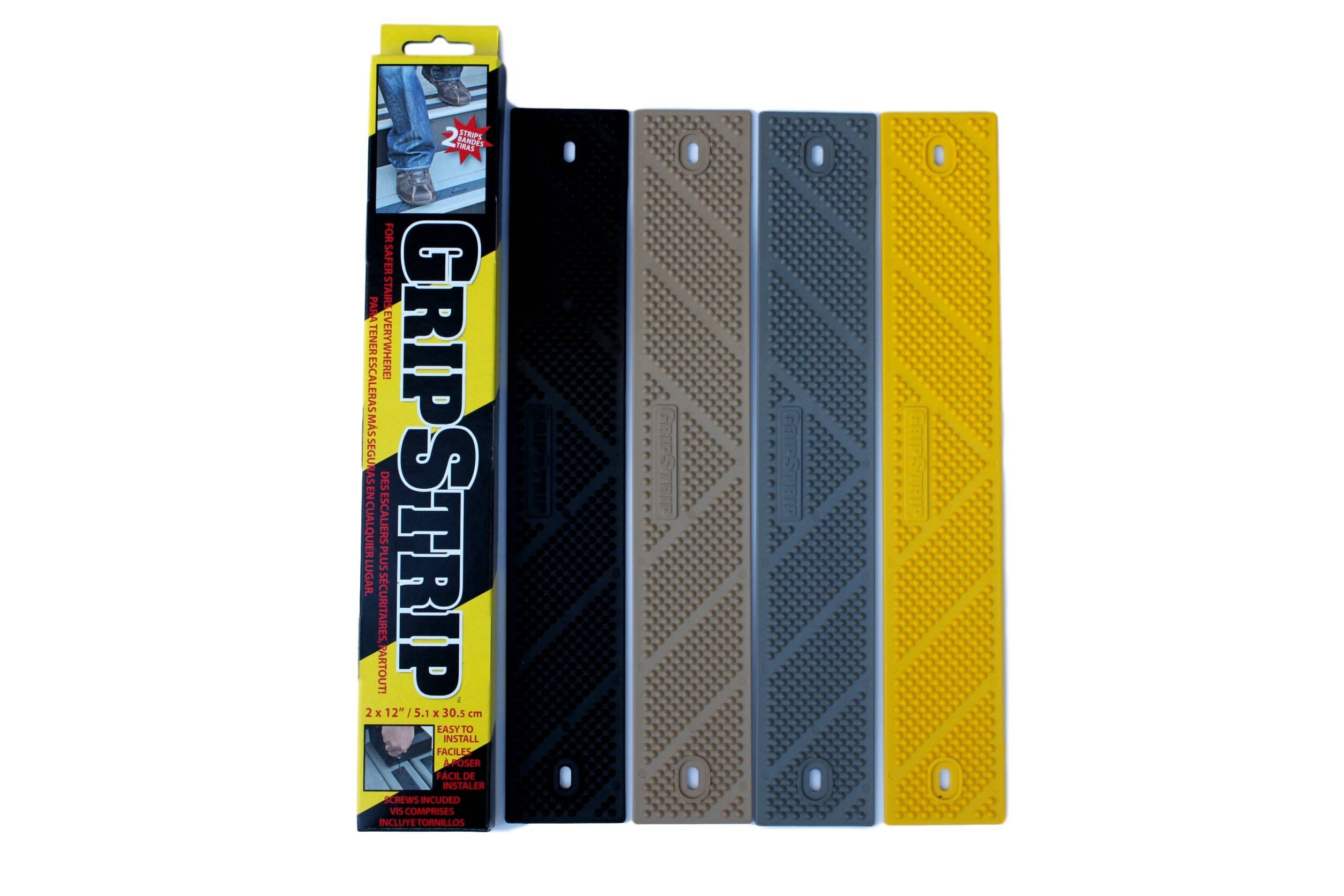GRIP STRIP 12" BLACK 2PC