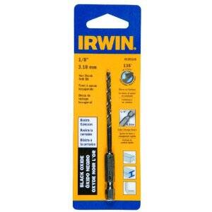 1/8" BLACK OXIDE HEX SHANK BIT