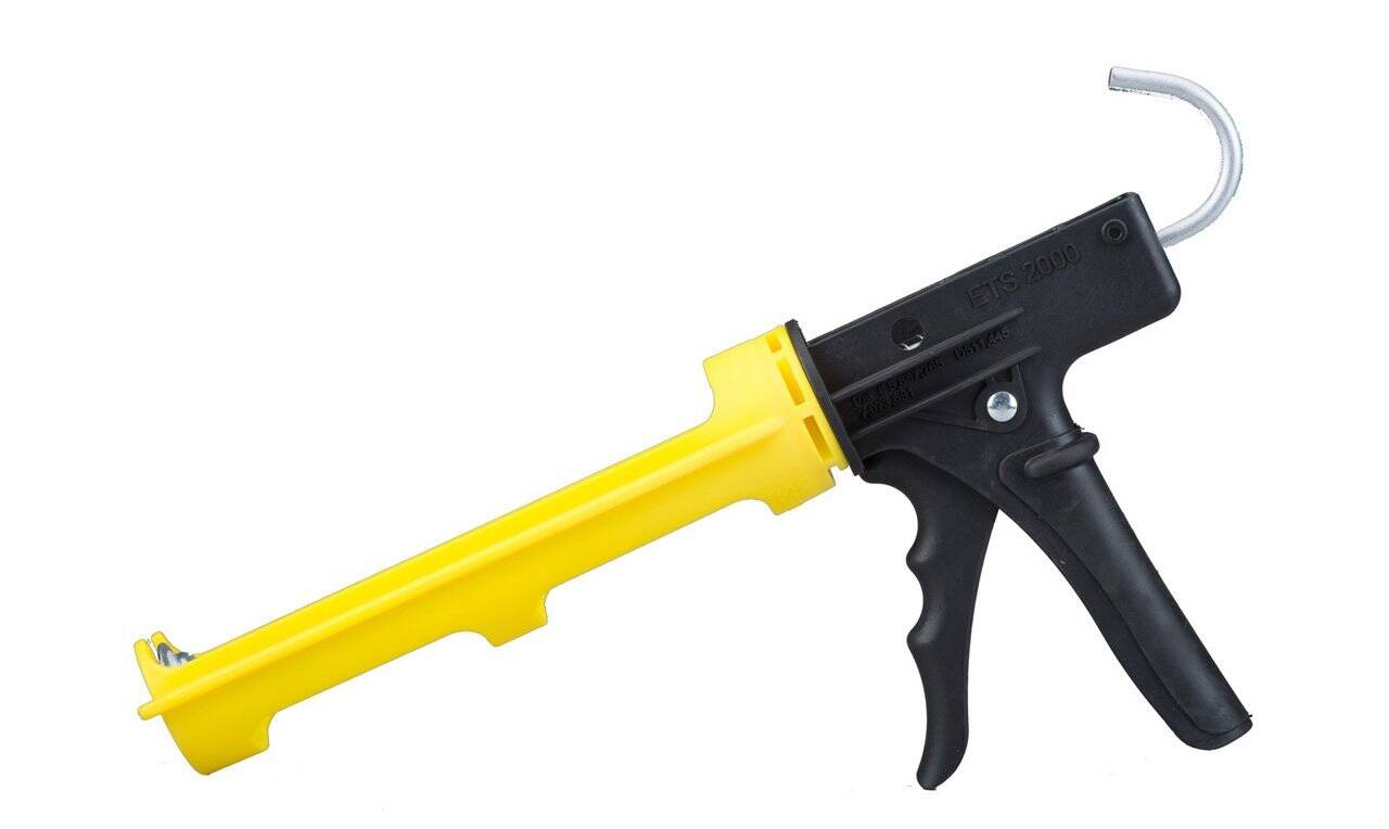 300ML YELLOW ERGO CAULKING GUN