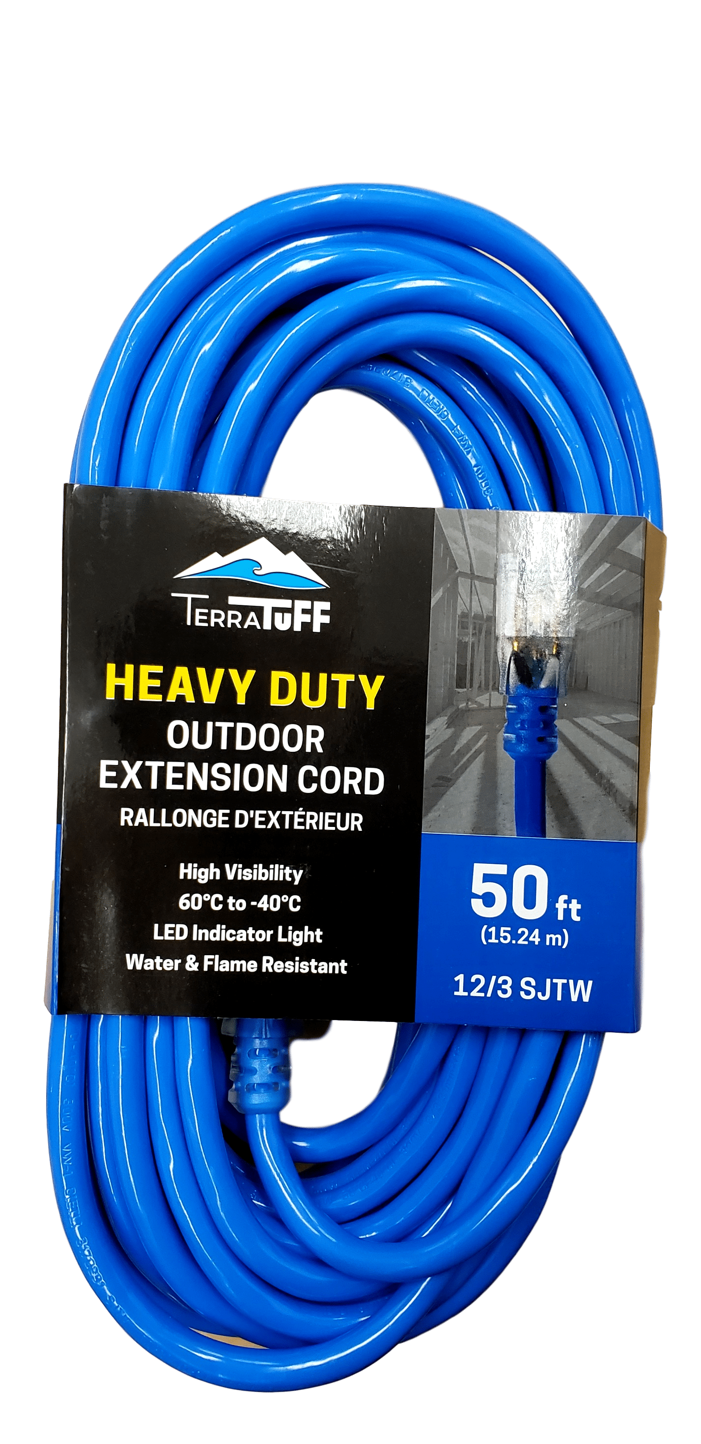 12/3 50' H.D. CORD BLUE