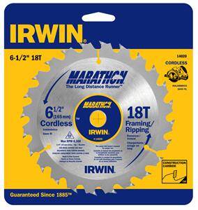 6-1/2" X 18T IRWIN MARATHON BLADE