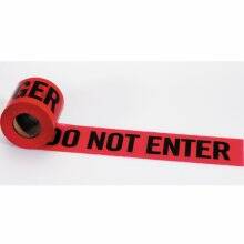 DANGER TAPE 300' "DO NOT ENTER" RED