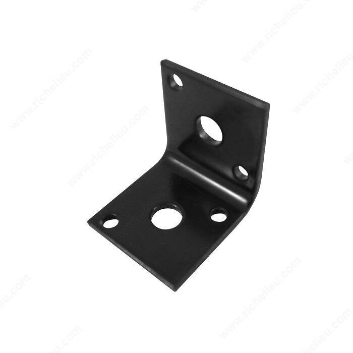 CORNER BRACE 1 1/2 X 1 11/16 FLT BLK