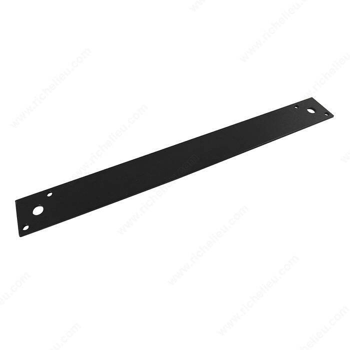 MENDING PLATE 10 X 1 1/2" FLT BLK