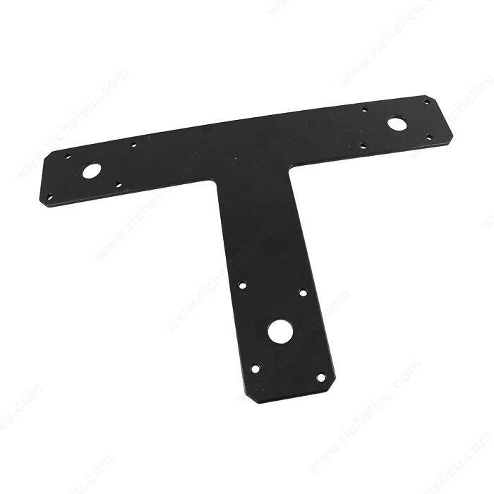 T-PLATE 2" FLT BLK