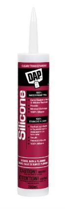 DAP 100% SILICONE KIT/BATH CLEAR