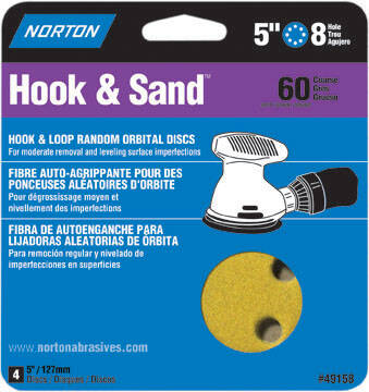 5" 60 GRIT HOOK & LOOP DISC