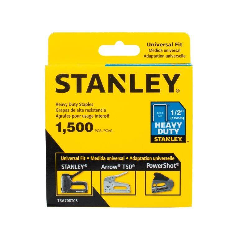 1/2" STANLEY H.D STAPLES T50