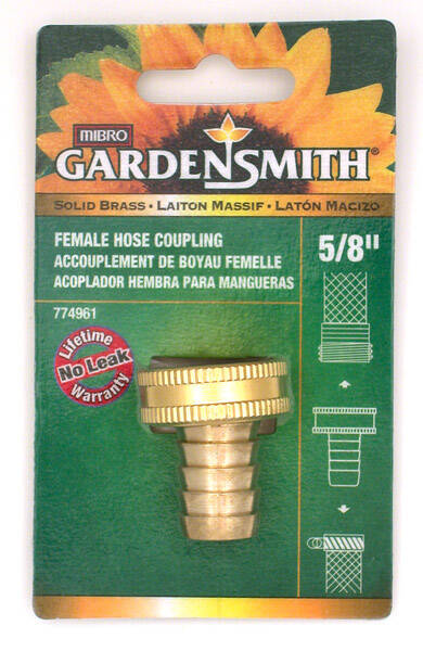 5/8" FEMALE HOSE COUPLING