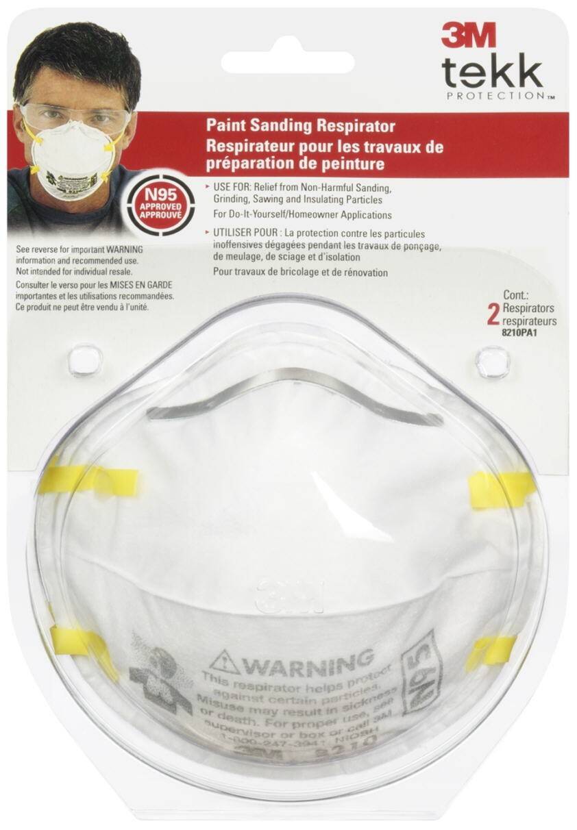 RESPIRATOR MASK 3M 8210 2PK