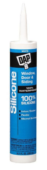 DAP 100% SILICONE WIN/DOOR WHT 300ML