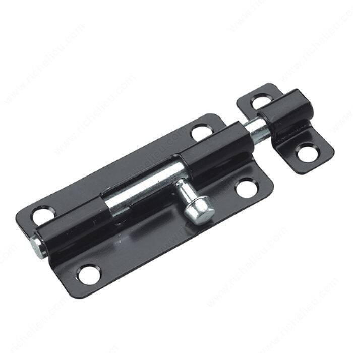 BLACK BARREL BOLT 4"