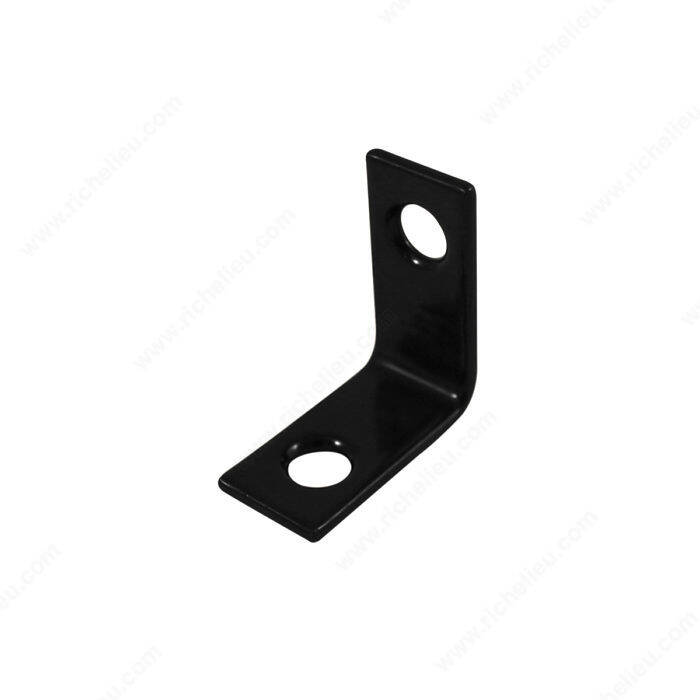 CORNER BRACE 13/16 X 3/4" FLT BLK