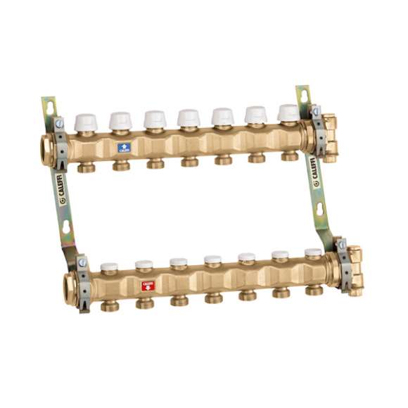 14 LOOP CALEFFI PRE-ASSEMBLED 1-1/4" MANIFOLD SET