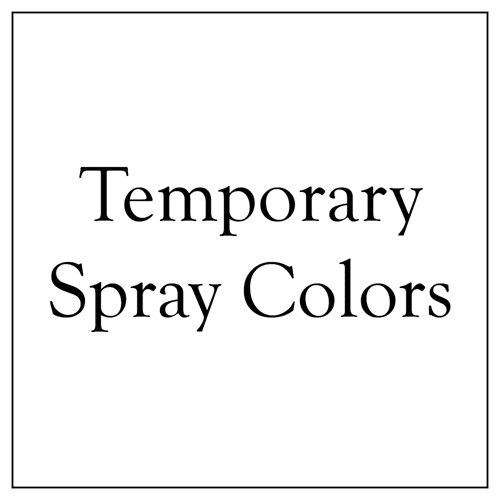 Temporary Spray Colors