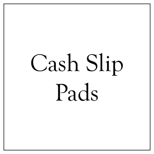 Cash Slip Pads