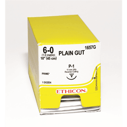 6-0 Plain Gut P-1 needle 18