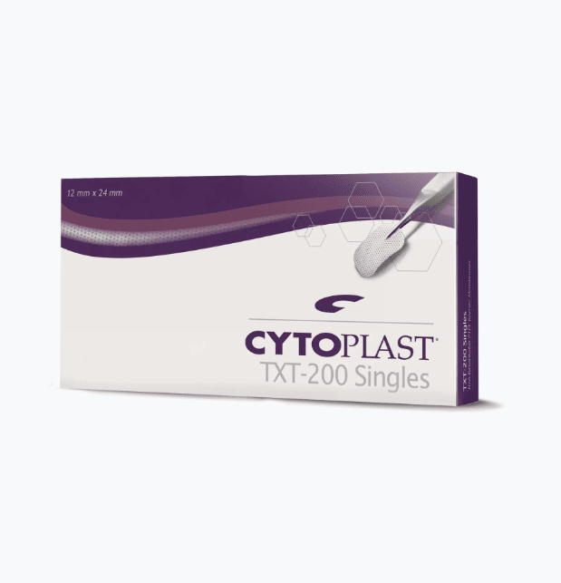 thumbnail image 2 of Osteogenics Cytoplast TXT-200 Non-Resorbable Dental Membrane, 12mm X 24mm, For Implants (Single) 2 of 5