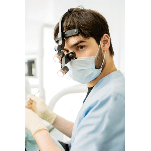 Dr Kim Headlamp Full Kit with Hard Case - Black | The Surgical Room
