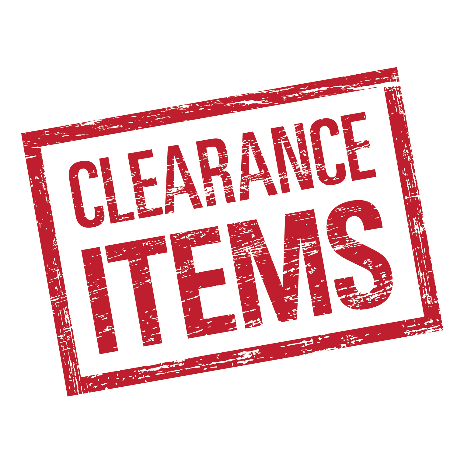 Clearance Items