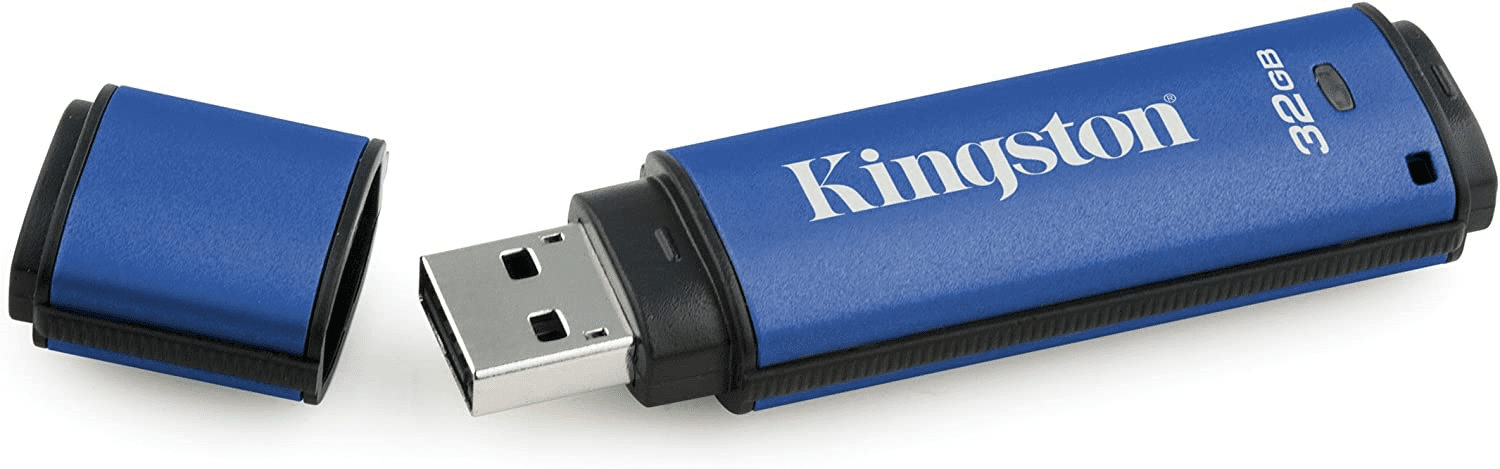 Kingston メモリー 32GB KINGSTON 32GB VAULT PRIVACY USB, 256 BIT