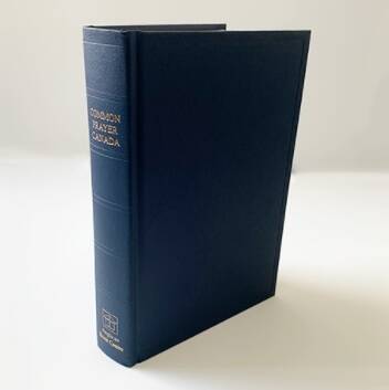 BOOK OF COMMON PRAYER - LARGE PRINT - DARK BLUE - HARDCOVER | B