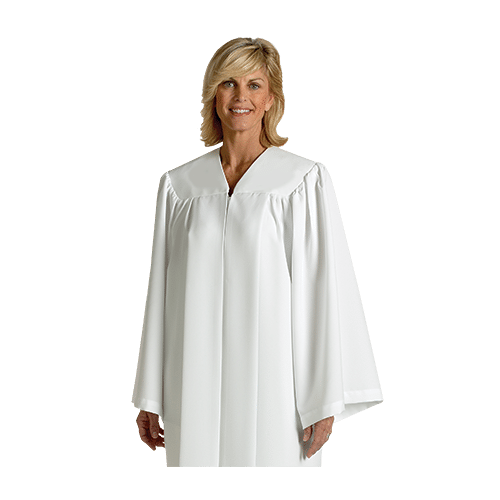 White baptismal discount robes