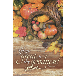 Thanksgiving Legal Size Bulletins