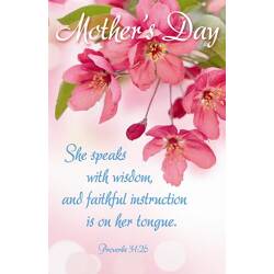 Mothers Day Legal Size Bulletins